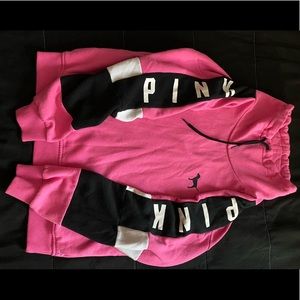 PINK Victoria Secret Full Sweatsuit